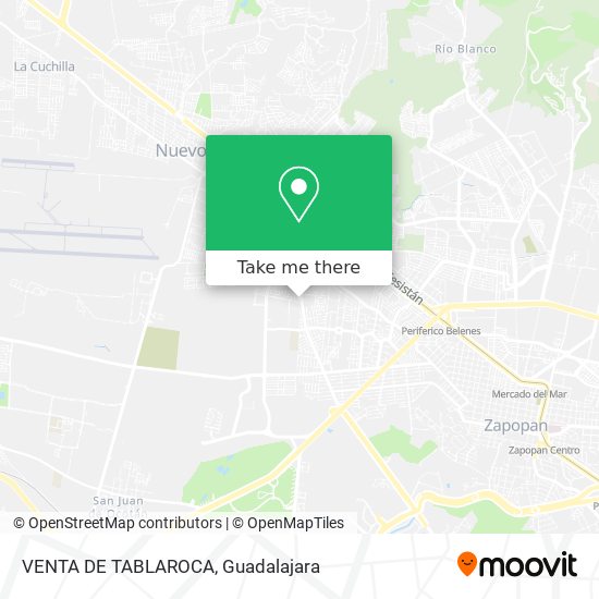 VENTA DE TABLAROCA map
