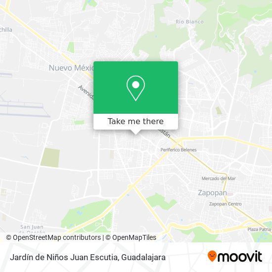 Jardín de Niños Juan Escutia map