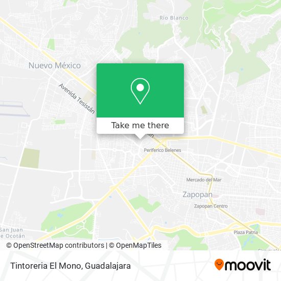 Tintoreria El Mono map