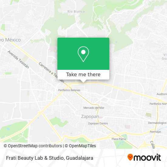 Mapa de Frati Beauty Lab & Studio