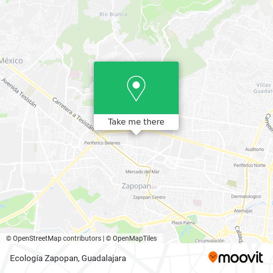 Mapa de Ecología Zapopan