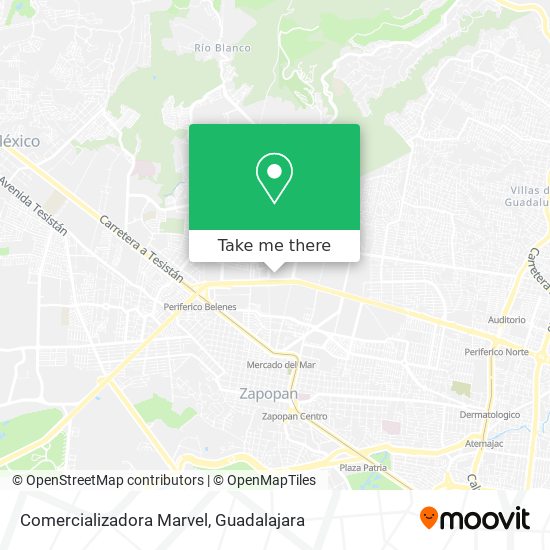 Comercializadora Marvel map