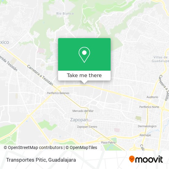 Mapa de Transportes Pitic