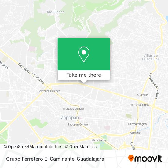 Grupo Ferretero El Caminante map