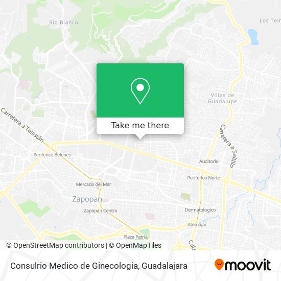 Consulrio Medico de Ginecologia map