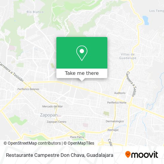 Restaurante Campestre Don Chava map