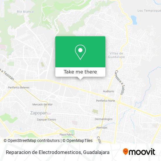 Reparacion de Electrodomesticos map