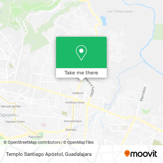 Mapa de Templo Santiago Apóstol