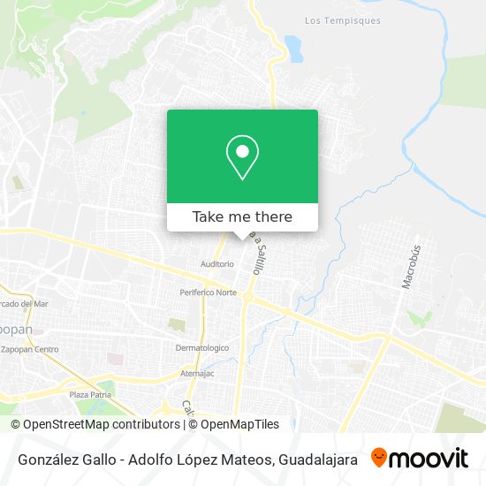 González Gallo - Adolfo López Mateos map