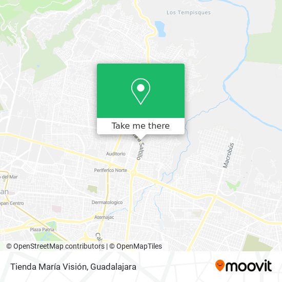 Mapa de Tienda María Visión