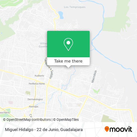 Miguel Hidalgo - 22 de Junio map