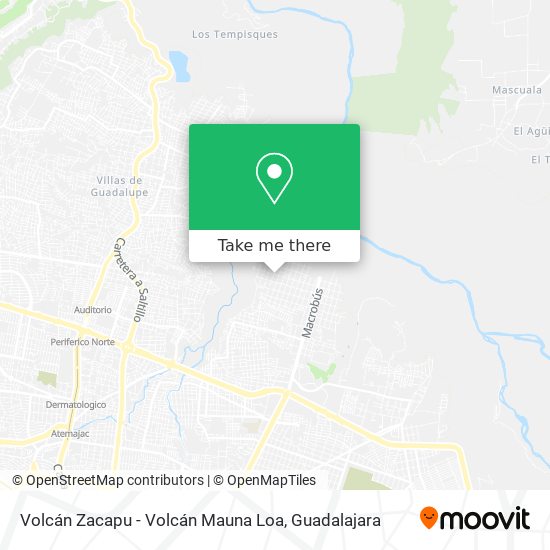 Volcán Zacapu - Volcán Mauna Loa map