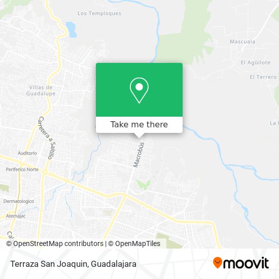 Mapa de Terraza San Joaquin