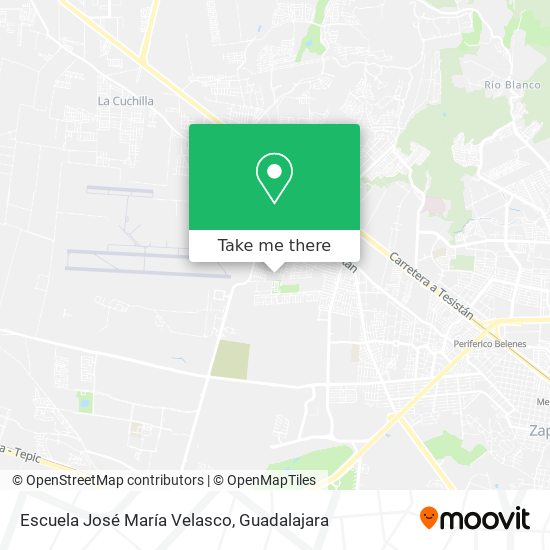 Escuela José María Velasco map