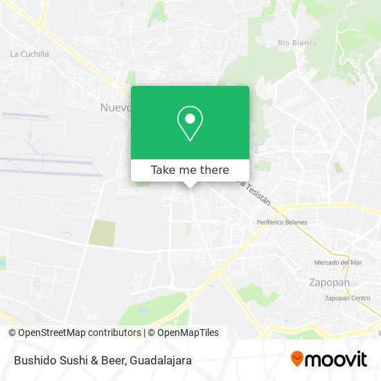 Bushido Sushi & Beer map