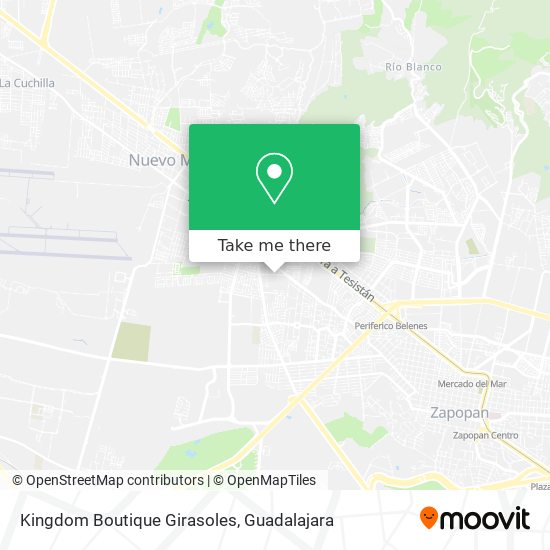 Kingdom Boutique Girasoles map