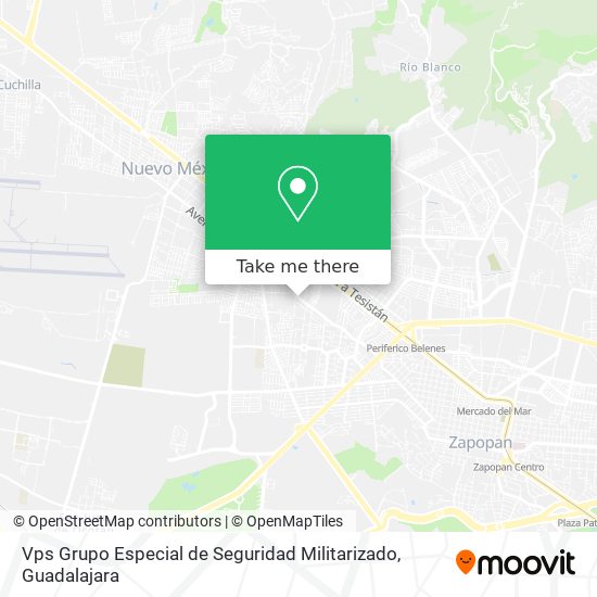 Mapa de Vps Grupo Especial de Seguridad Militarizado