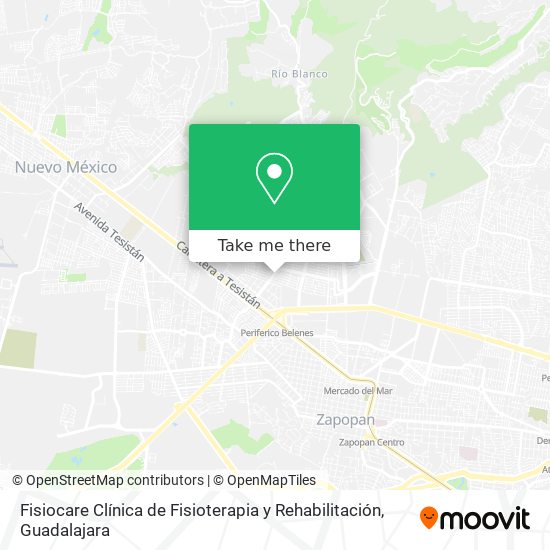 Fisiocare Clínica de Fisioterapia y Rehabilitación map