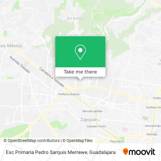 Mapa de Esc Primaria Pedro Sarquis Merrewe