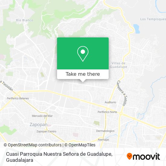 Cuasi Parroquia Nuestra Señora de Guadalupe map