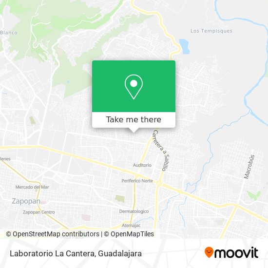 Mapa de Laboratorio La Cantera