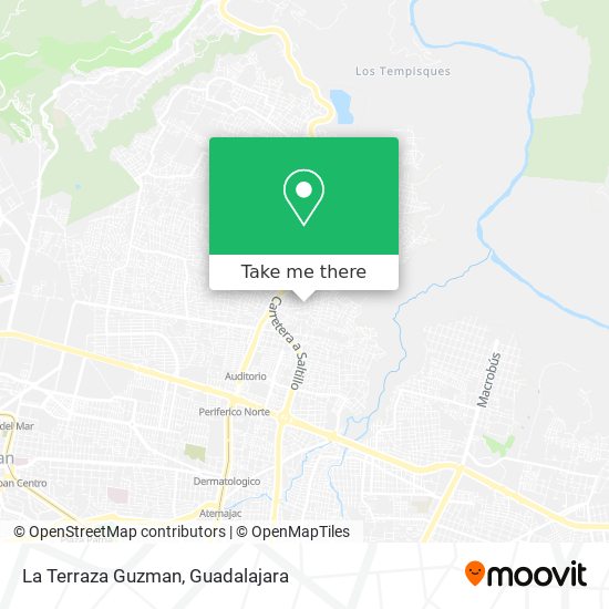 Mapa de La Terraza Guzman