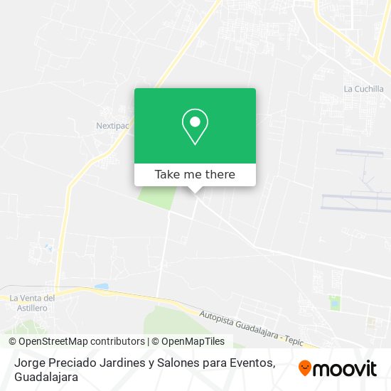 Jorge Preciado Jardines y Salones para Eventos map