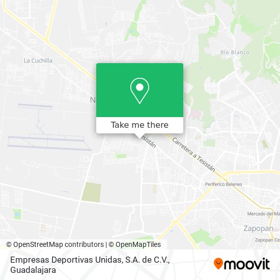 Empresas Deportivas Unidas, S.A. de C.V. map