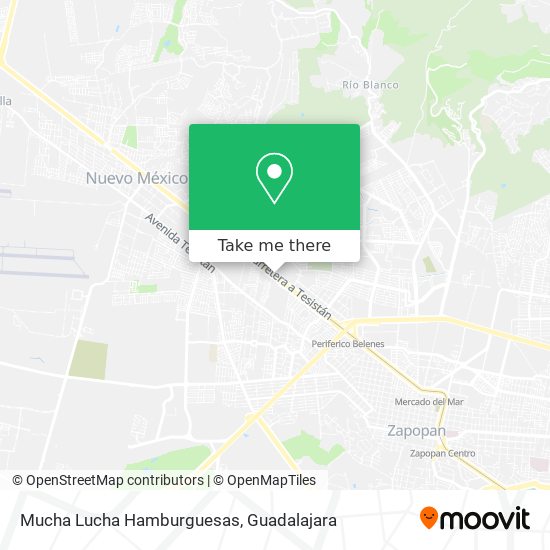 Mapa de Mucha Lucha Hamburguesas