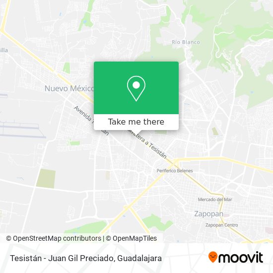 Tesistán - Juan Gil Preciado map