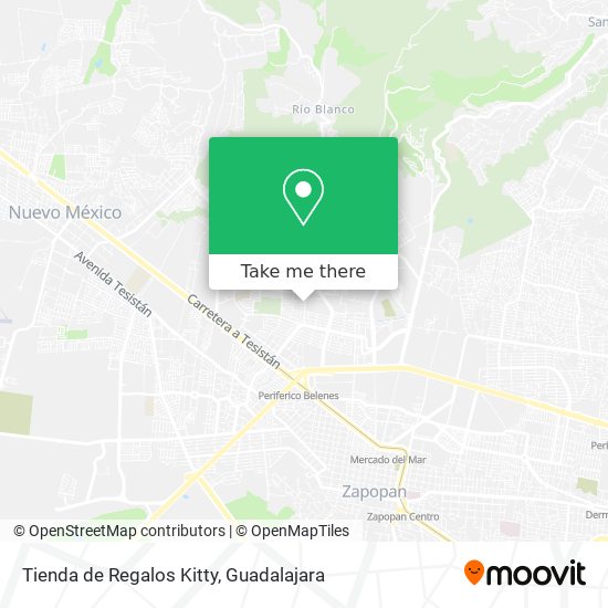 Tienda de Regalos Kitty map