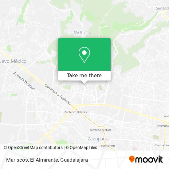 Mariscos, El Almirante map