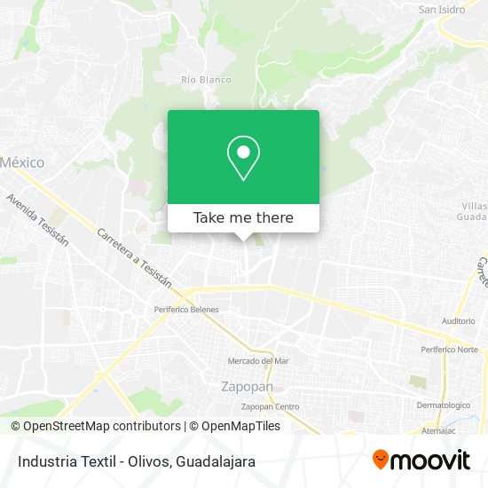 Industria Textil - Olivos map