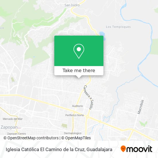 Iglesia Católica El Camino de la Cruz map