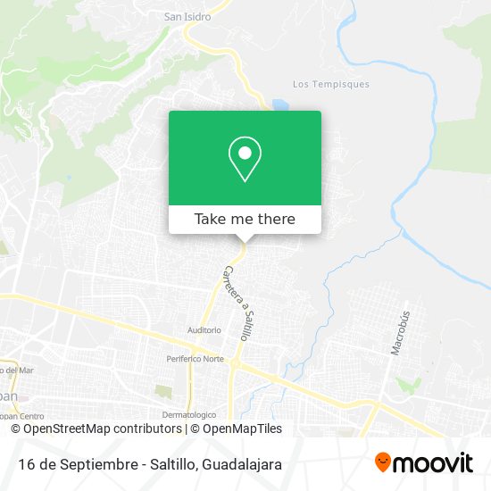 16 de Septiembre - Saltillo map