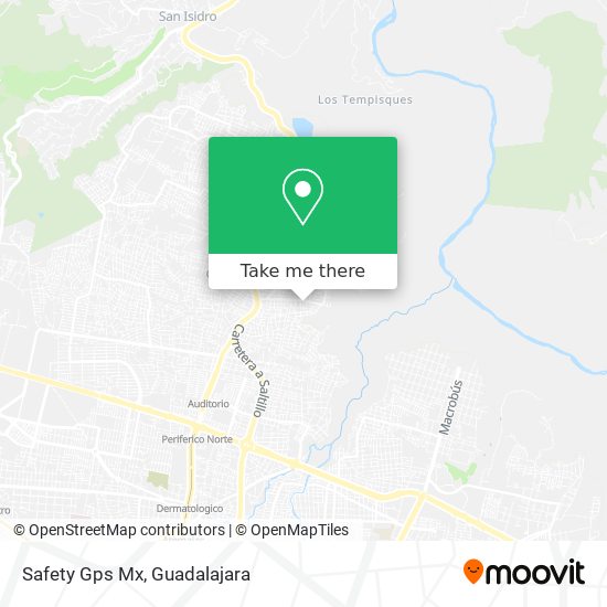 Mapa de Safety Gps Mx