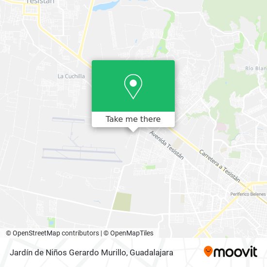 Jardín de Niños Gerardo Murillo map