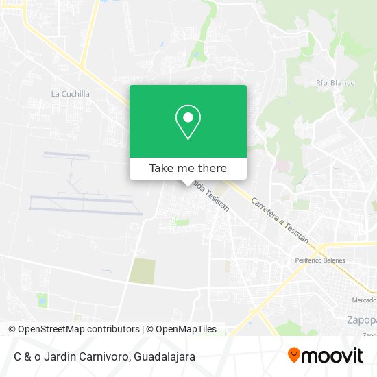 Mapa de C & o Jardin Carnivoro