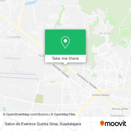 Salon de Eventos Quinta Sinai map