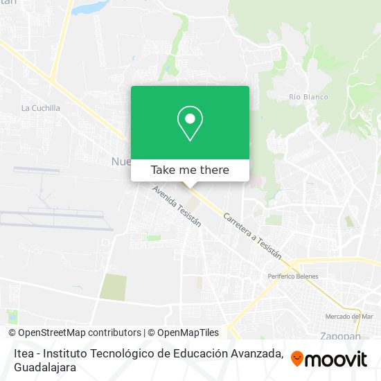 Mapa de Itea - Instituto Tecnológico de Educación Avanzada