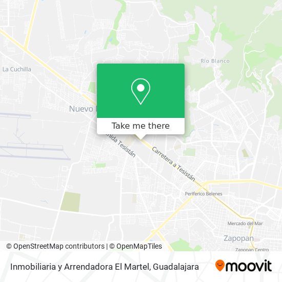 Inmobiliaria y Arrendadora El Martel map