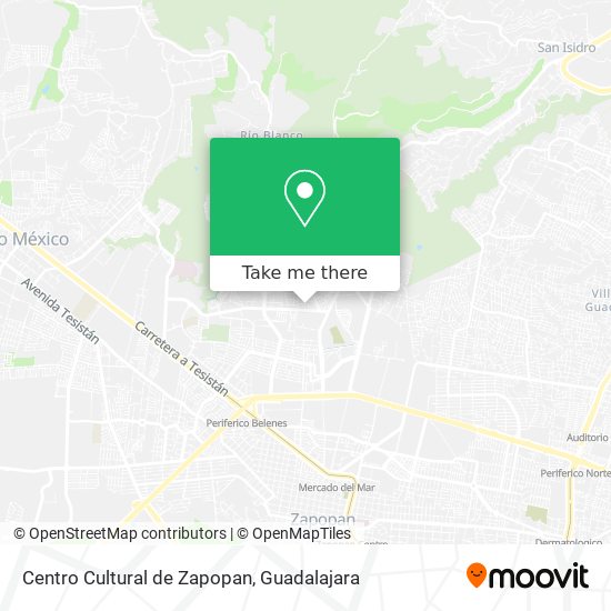Centro Cultural de Zapopan map