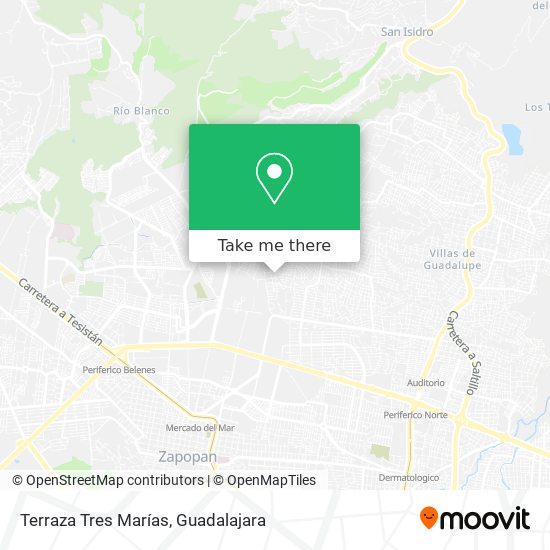 Mapa de Terraza Tres Marías