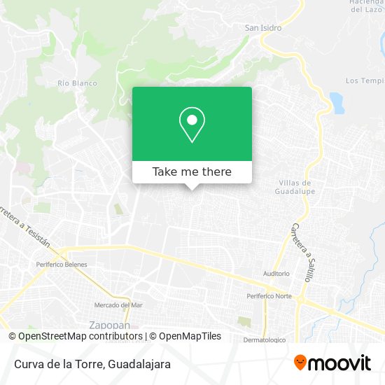 Mapa de Curva de la Torre