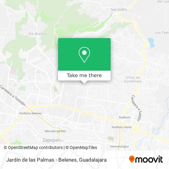Jardín de las Palmas - Belenes map