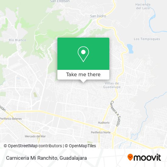 Mapa de Carniceria Mi Ranchito
