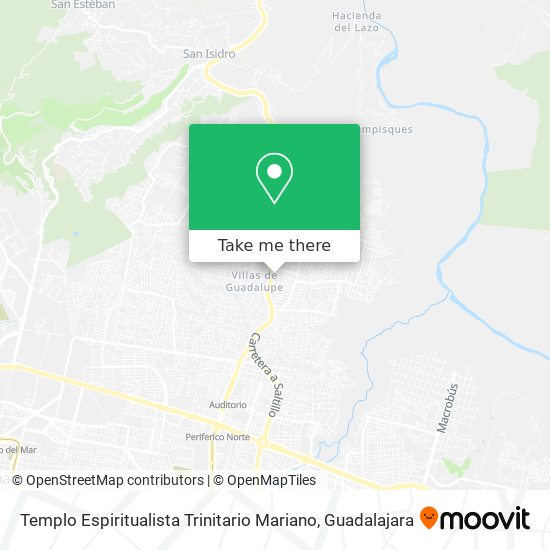 Templo Espiritualista Trinitario Mariano map