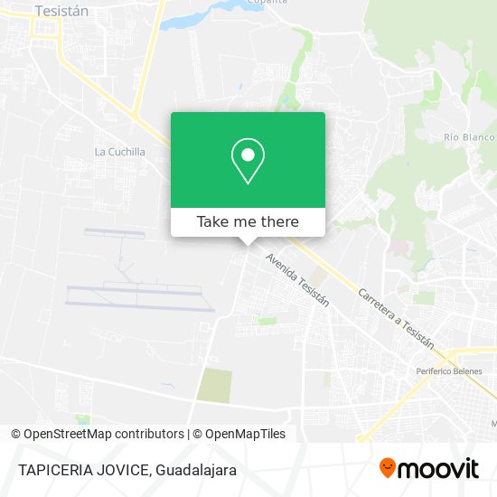 Mapa de TAPICERIA JOVICE