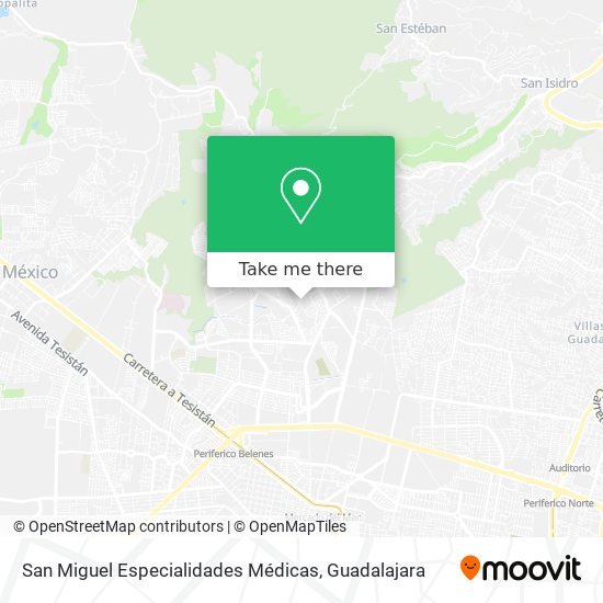 San Miguel Especialidades Médicas map