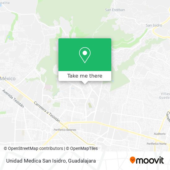 Unidad Medica San Isidro map